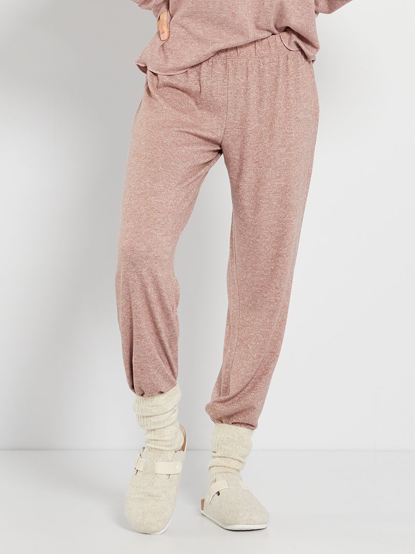 Pantalon de pyjama rose brun - Kiabi