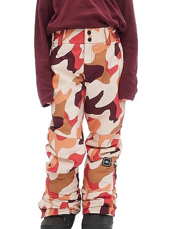 Pantalon de ski imprimé fille o'neill