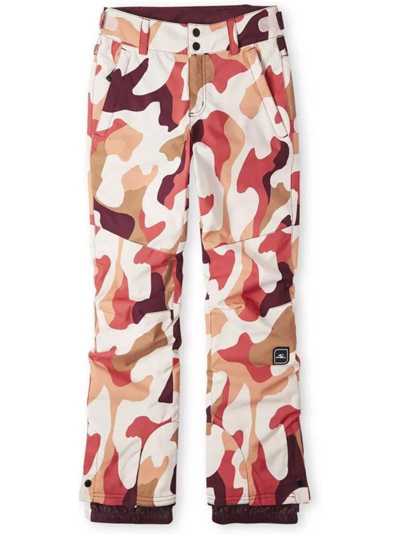 Pantalon de Ski Imprimé Fille O'Neill Rouge - Kiabi