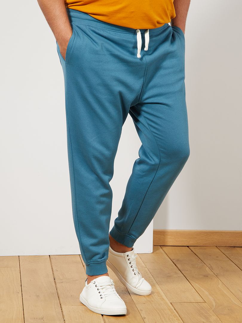 Pantalon de sport bleu canard - Kiabi