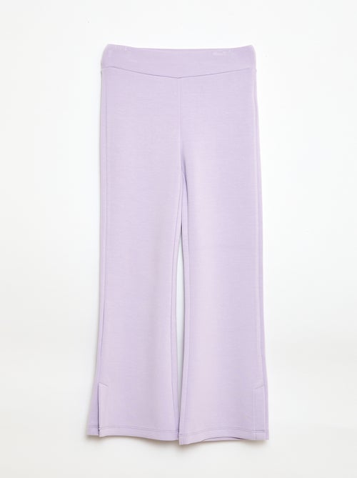 Pantalon de sport coupe flare - Kiabi
