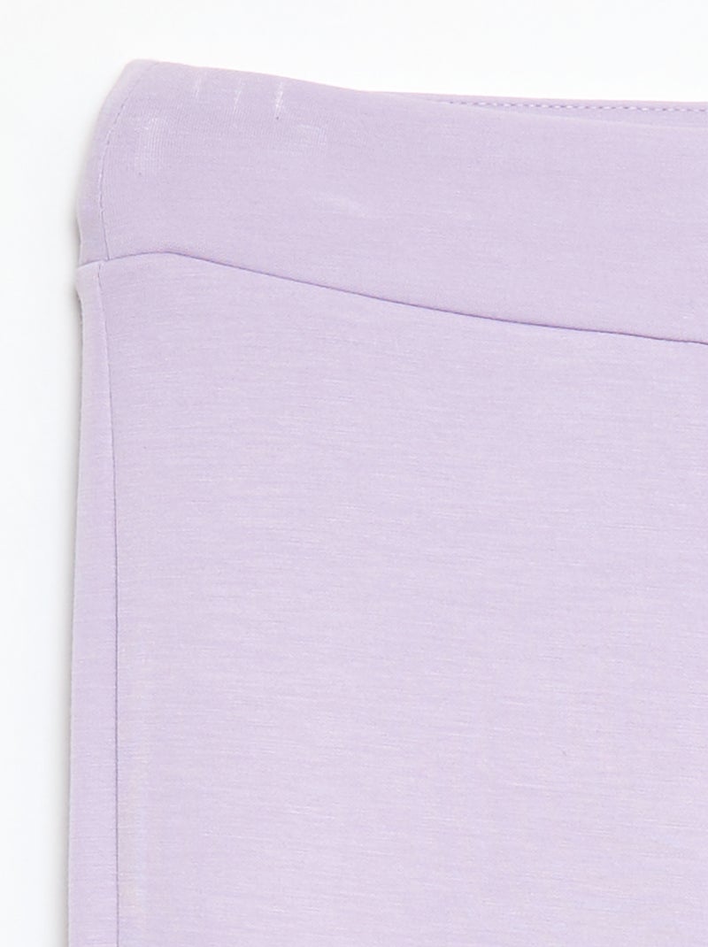 Pantalon de sport coupe flare Rose - Kiabi