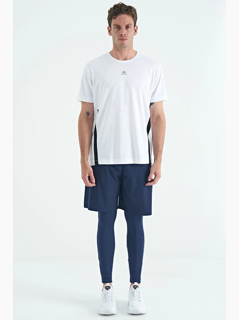 Pantalon de sport homme skinny en maille tommy Bleu marine - Kiabi