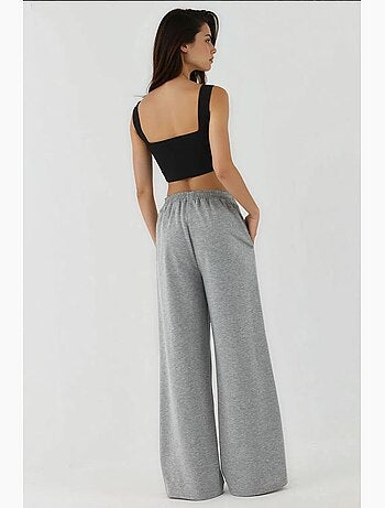 Pantalon de survêtement à jambe large et taille élastique hiccup