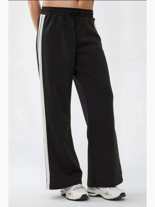 Pantalon de survêtement à rayures à jambes larges hiccup - Kiabi