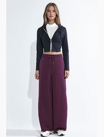 Pantalon de survêtement basique à coupe ajustée et surélevée hiccup