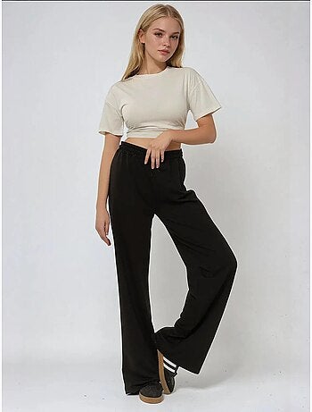 Pantalon de survêtement élastique à jambes larges hiccup