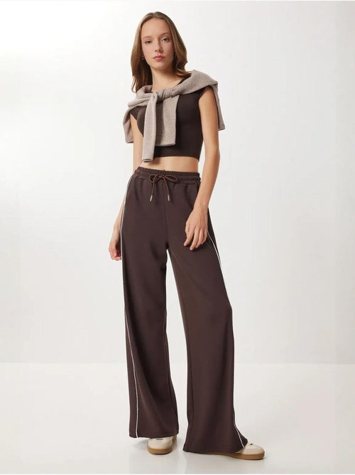 Pantalon de survêtement en maille de coton coupe classique istanbul - Kiabi Pantalon de survêtement en maille de coton coupe classique istanbul - Kiabi