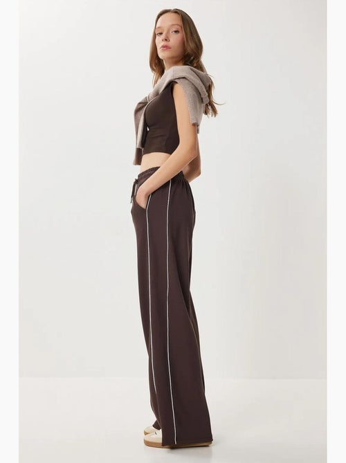 Pantalon de survêtement en maille de coton coupe classique istanbul - Kiabi Pantalon de survêtement en maille de coton coupe classique istanbul - Kiabi