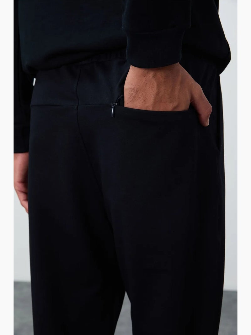 Pantalon de survêtement homme coupe regular en coton mélangé tommy Bleu lagon - Kiabi