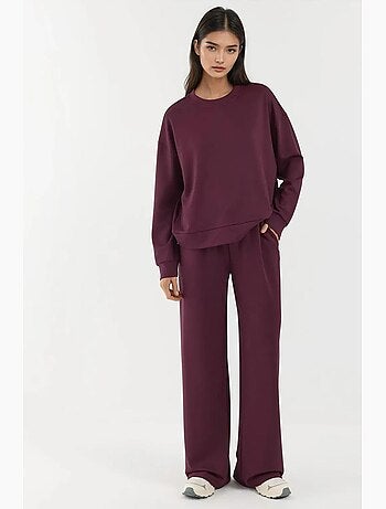 Pantalon de survêtement large en modal doux au toucher hiccup
