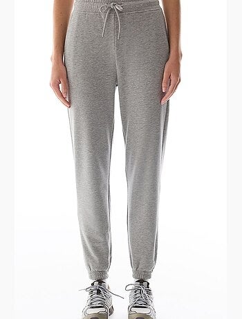 Pantalon de survêtement taille haute à bas resserrés penti