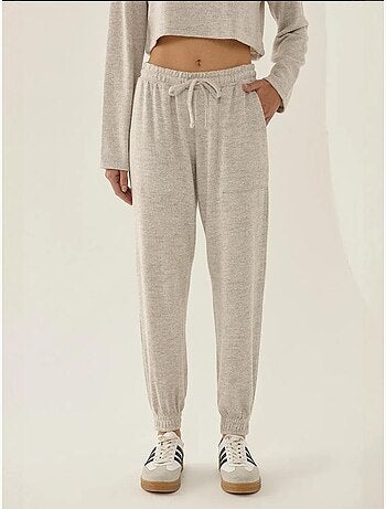 Pantalon de survêtement tricoté à taille élastique