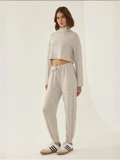 Pantalon de survêtement tricoté à taille élastique - Kiabi Pantalon de survêtement tricoté à taille élastique - Kiabi