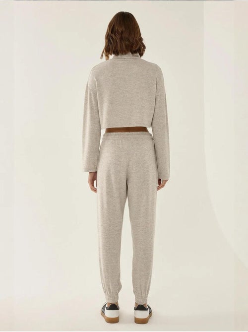 Pantalon de survêtement tricoté à taille élastique - Kiabi Pantalon de survêtement tricoté à taille élastique - Kiabi
