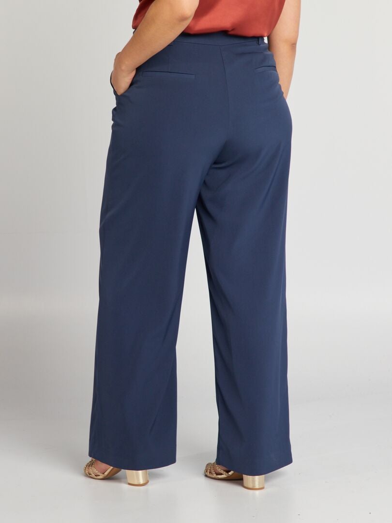 Pantalon de tailleur - Bleu marine - Kiabi - 22.00�?�