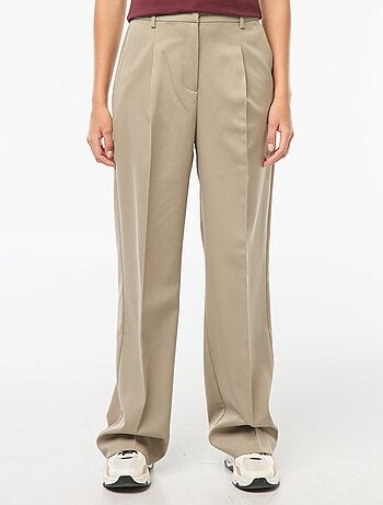 Pantalon de tailleur coupe large