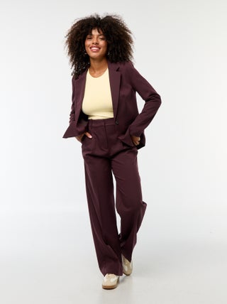 Pantalon de tailleur coupe large