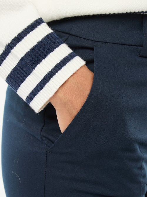 Pantalon de tailleur uni coupe droite - Kiabi