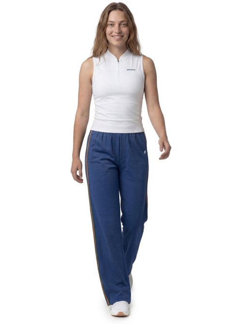 Pantalon de tennis jambes larges femme tennis femme volley-w navy - Kiabi