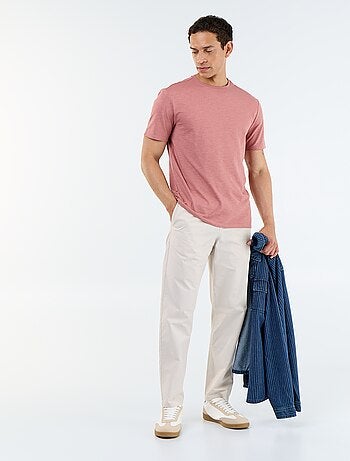 Pantalon de ville en popeline