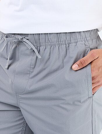 Pantalon de ville en popeline