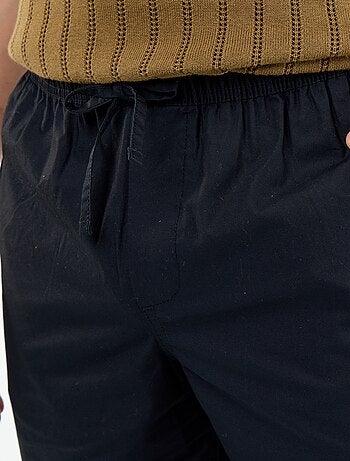 Pantalon de ville en popeline