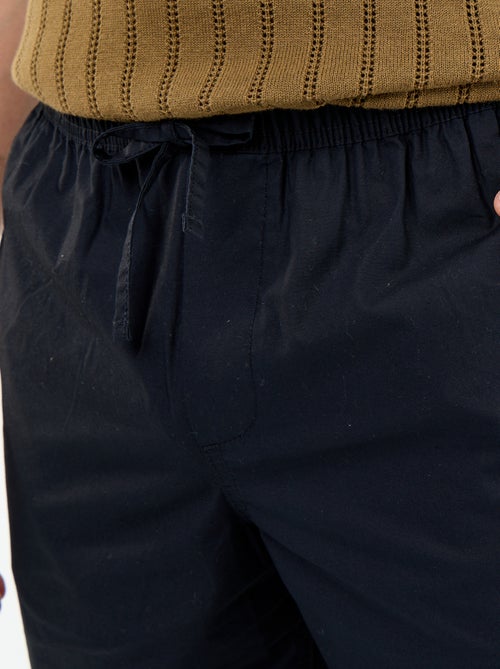 Pantalon de ville en popeline - Kiabi