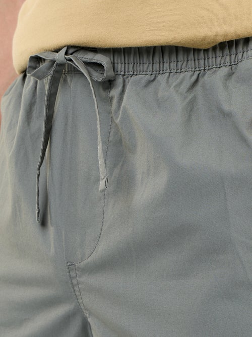 Pantalon de ville en popeline - Kiabi