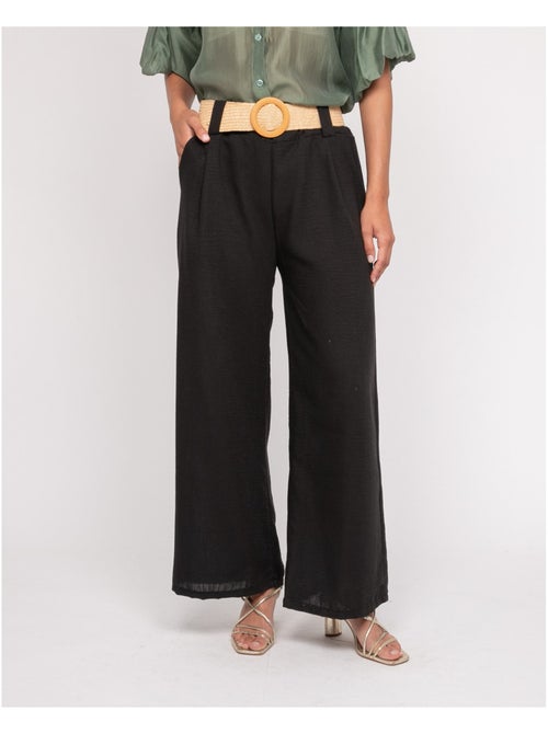 Pantalon de ville et ceinture ELOUVE - Kiabi Pantalon de ville et ceinture ELOUVE - Kiabi