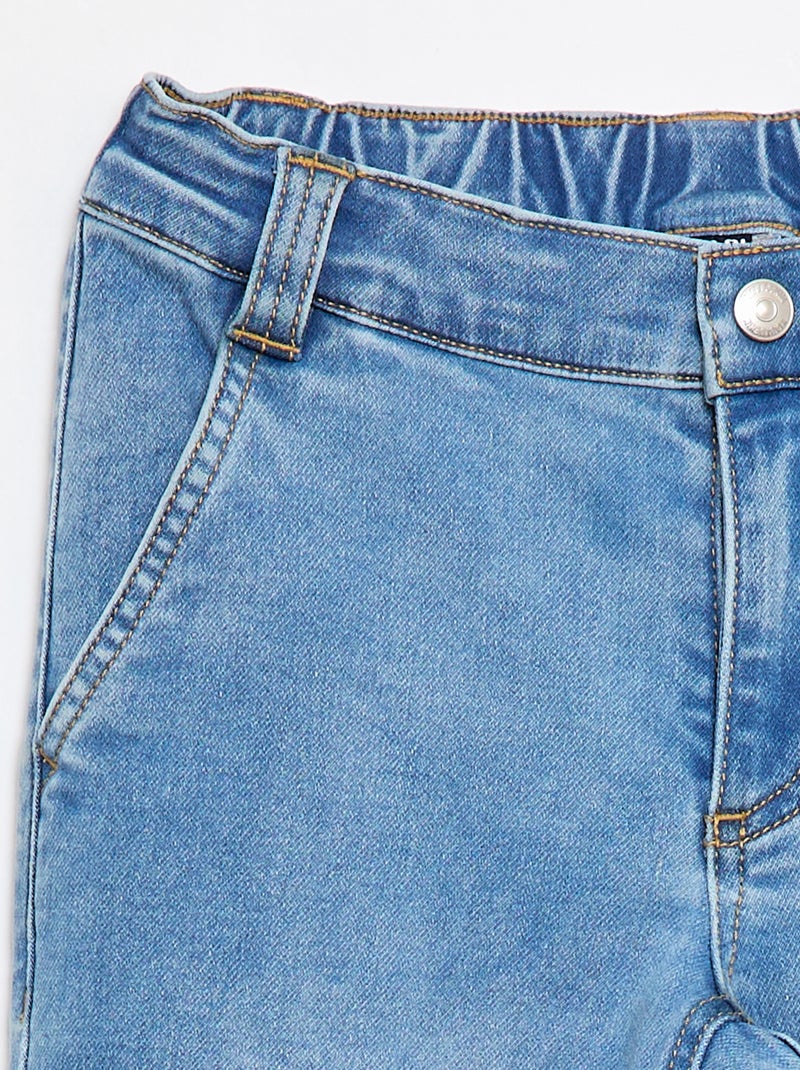 Pantalon denim - collection facile à enfiler Bleu - Kiabi