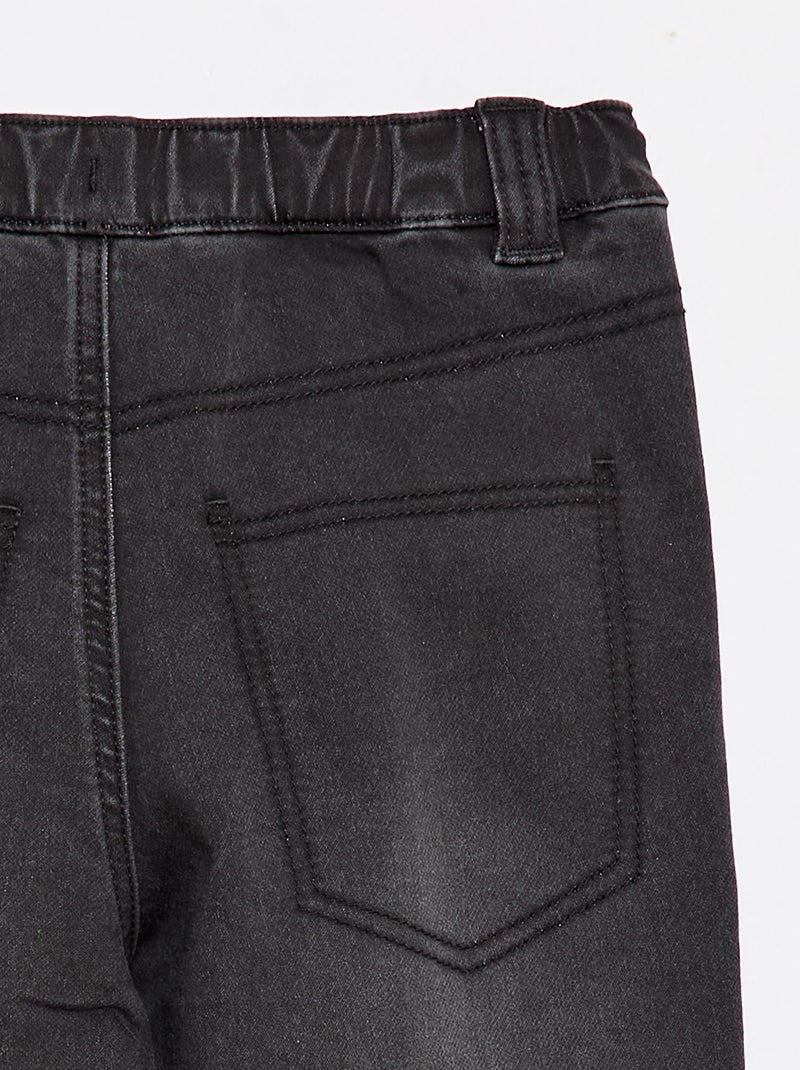 Pantalon denim -  Facile à enfiler Gris - Kiabi