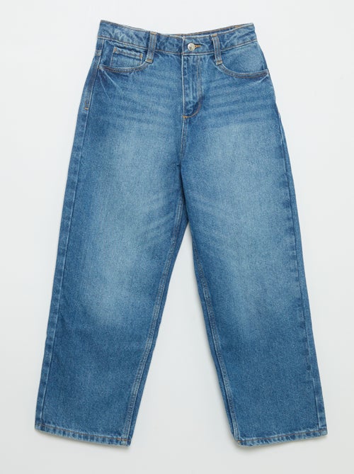 Pantalon denim coupe baggy - Kiabi