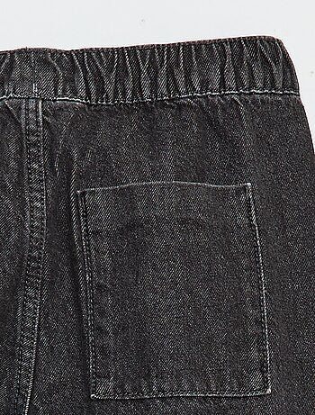 Pantalon denim coupe jogger