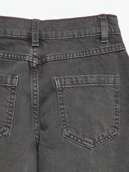 Pantalon denim coupe large balloon - Kiabi
