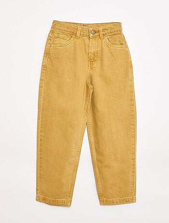 Pantalon denim coupe large balloon