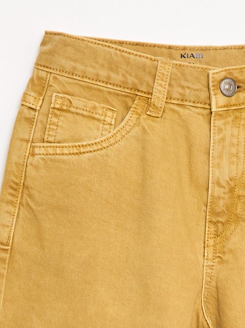 Pantalon denim coupe large balloon - Kiabi