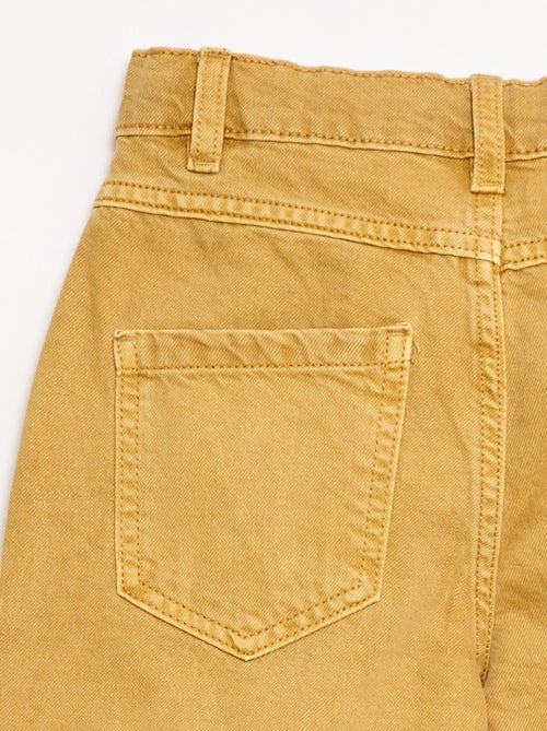 Pantalon denim coupe large balloon - Kiabi