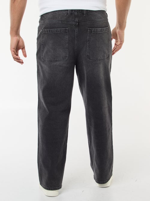 Pantalon denim coupe relaxed fit - Kiabi