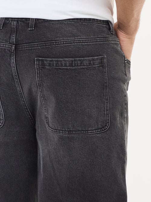 Pantalon denim coupe relaxed fit - Kiabi