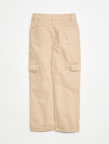 Pantalon denim multipoches