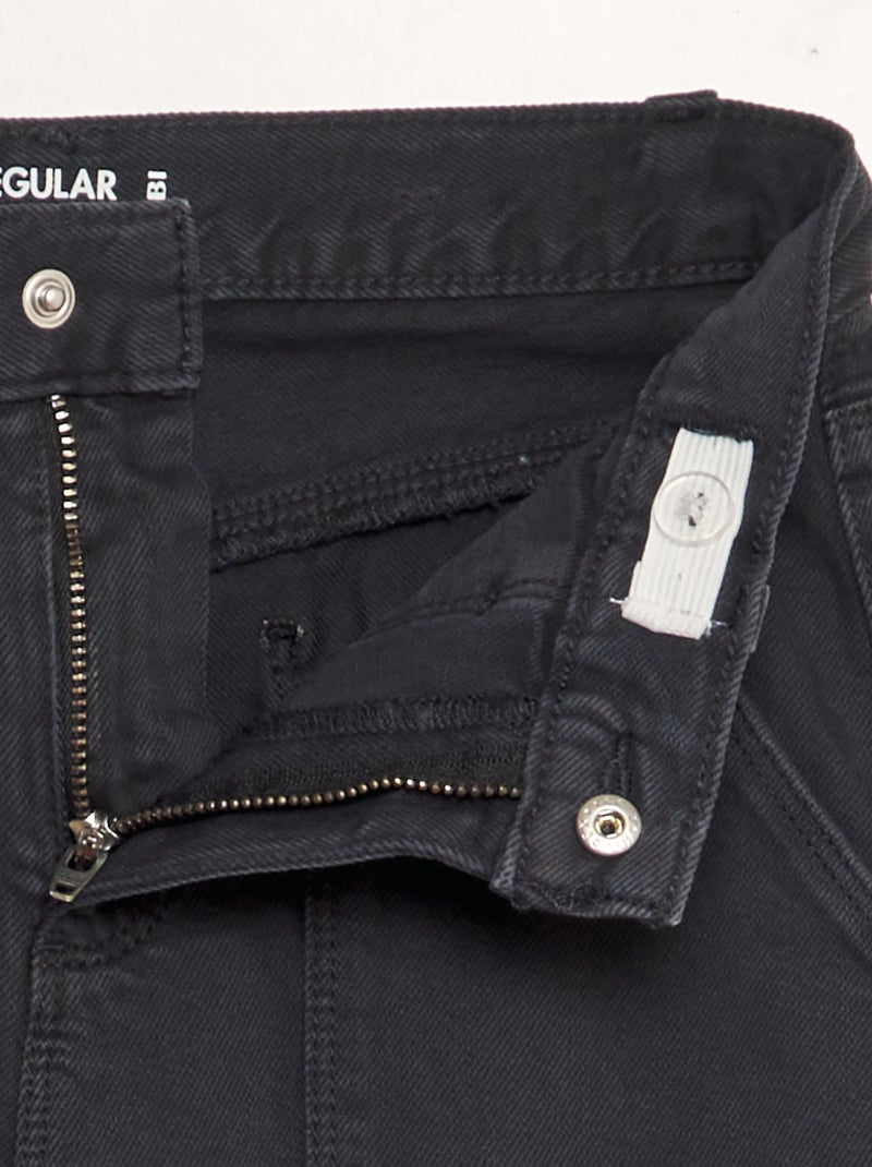 Pantalon denim multipoches Gris anthracite - Kiabi
