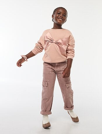 Pantalon denim multipoches