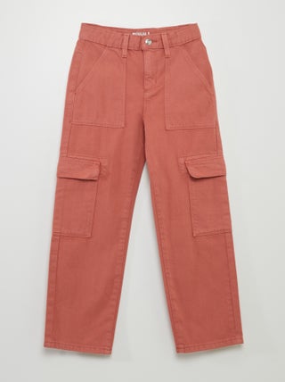 Pantalon denim multipoches