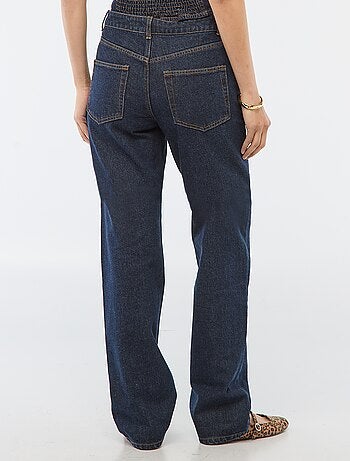 Pantalon denim regular en coton - L34