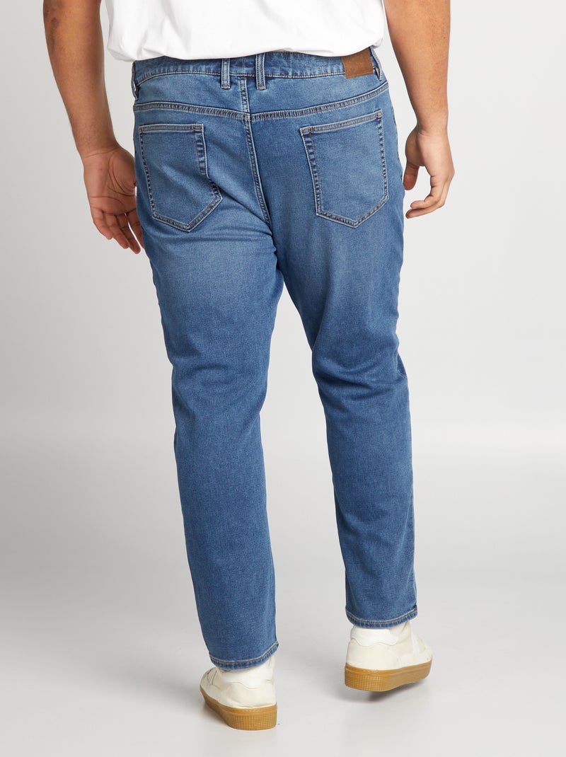 Pantalon denim slim fit BLEU - Kiabi