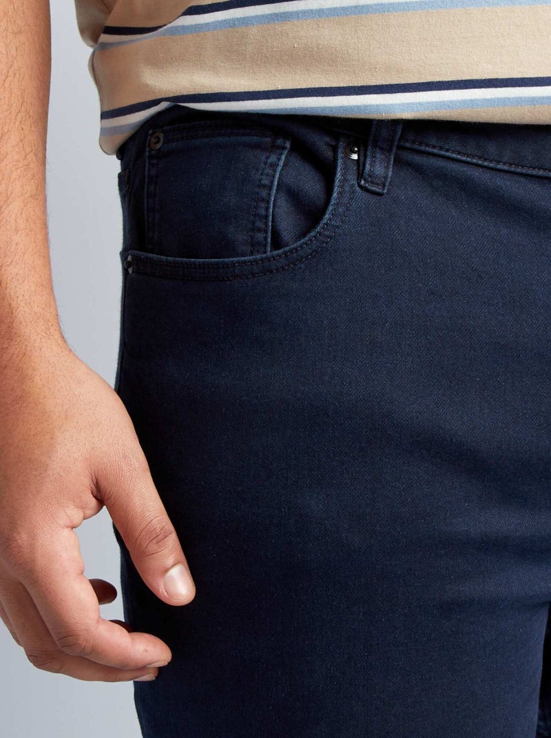 Pantalon denim slim fit BLEU - Kiabi