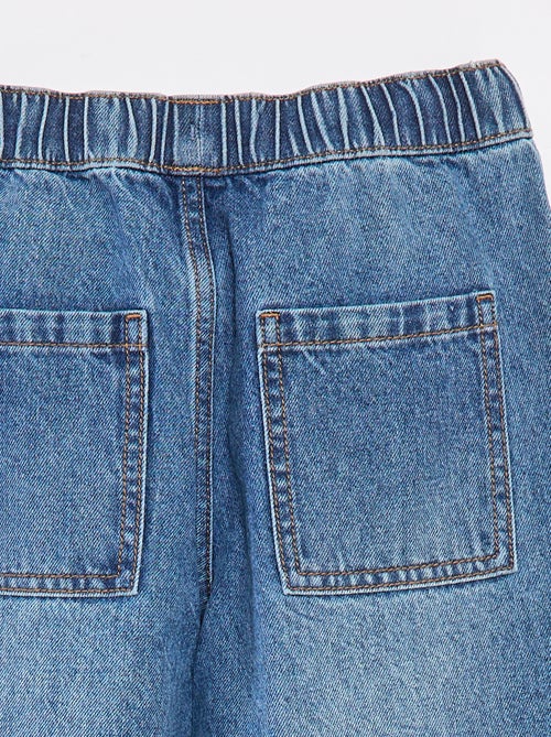 Pantalon denim style jogging - Kiabi