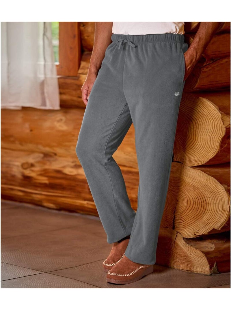 Pantalon détente micropolaire  - atlas for men Gris - Kiabi
