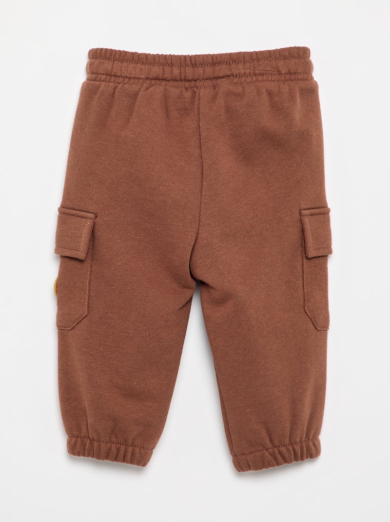 Pantalon 'Disney' avec poches cargo Marron - Kiabi